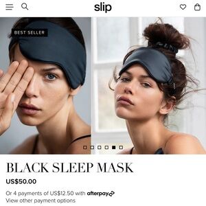 NEW - Slip Mulberry SILK Sleep Mask